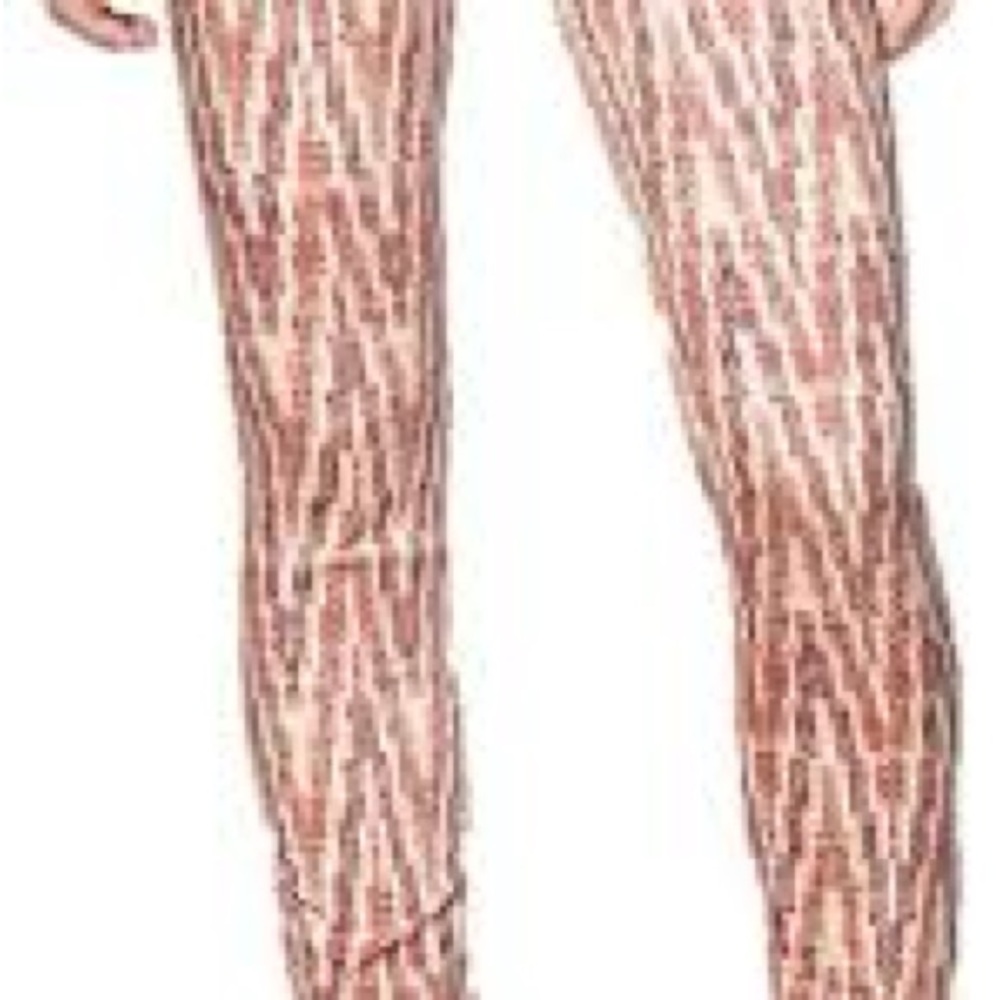 Free People Ikat Patterned Straight Leg Pants
